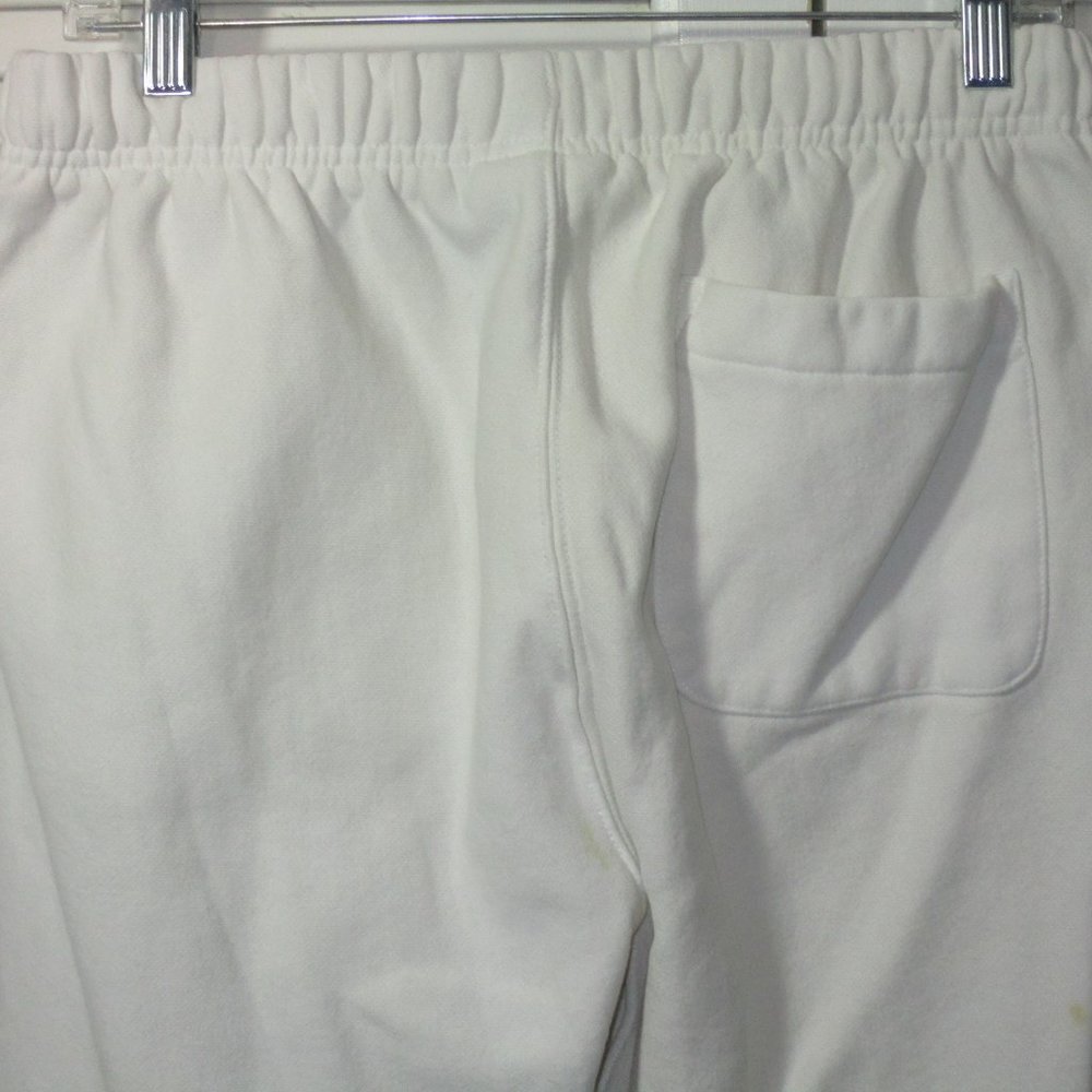 Vtg. Champion Reverse Weave White Spell-Out Joggers/Sweatpants M - Picture 3 of 12